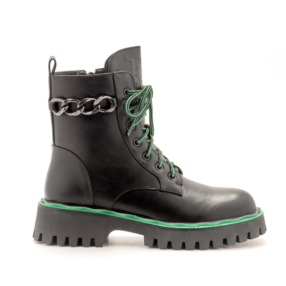 BIKER BOOT LACE-UP LOVEBERRY