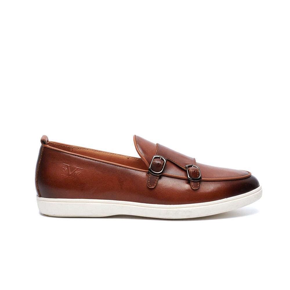 DOUBLE BUCKLE LOAFER LEA. V1969